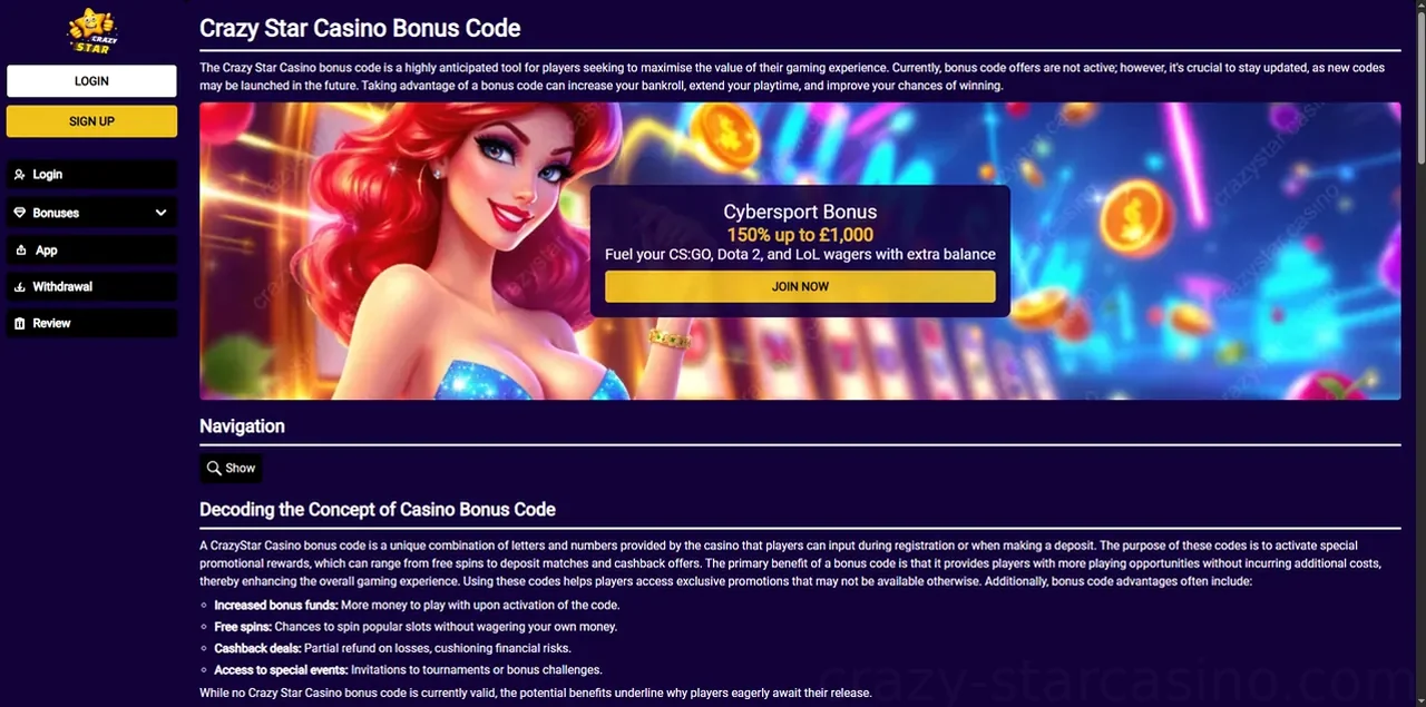 CrazyStar Casino Casino